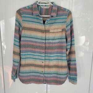 Woolrich Cotton Southwestern Print Shirt Size S